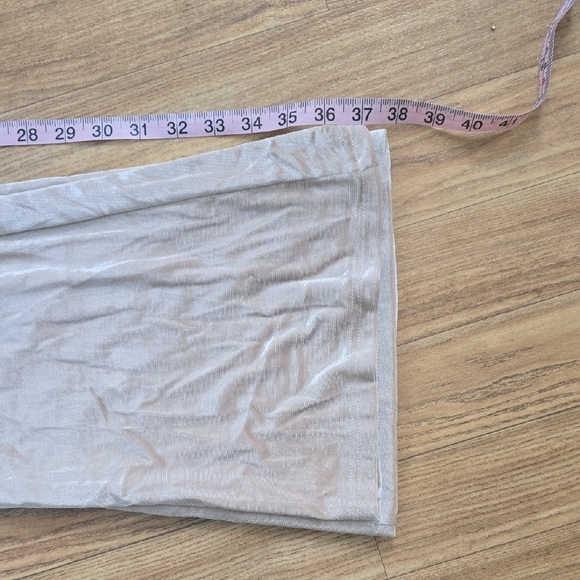 Y2K Gsuwoo Vintage Velour Joggers In Apricot Nwt - Picture 8 of 8